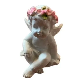 Dekorace Amorek anděl sedící 4cm