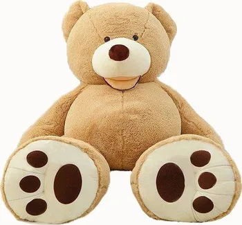 Plyšová hračka Plyšový medvěd XXL 160 cm světle hnědý