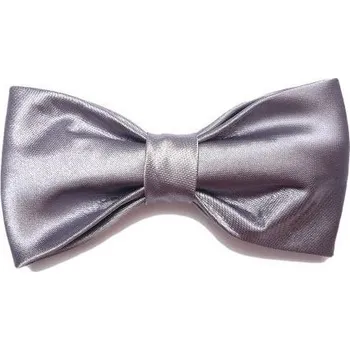 Karnevalový doplněk Motýlek elegán na gumičce, rozměry 10 x 5 cm Šedý