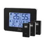 JVD Digitální černý teploměr JVD T3364.2