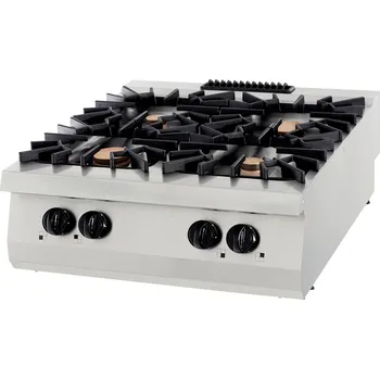 Sporák Maxima Sporák Premium - 4 hořáky - 40kW - plynový - dvouplotýnkový - hloubka 90 cm