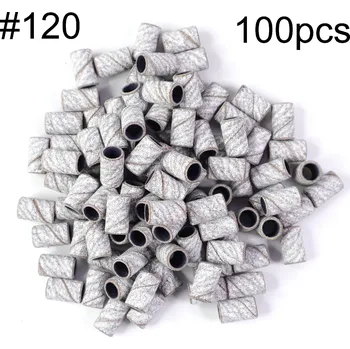 Brusné válečky, bílý 100 ks - hrubost 120