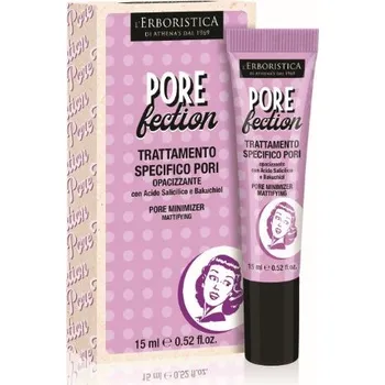 Pleťový krém Erboristica Pore Fection Zmatňující vyhlazující péče proti rozšířeným pórům 15 ml
