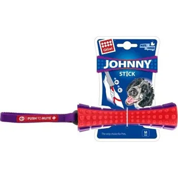 Hračka pro psa GiGwi Johnny Stick aport zvukový červeno/purpurový