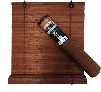 Roleta Bamboo Bambusová roleta 160 x 200 cm hnědá mahagon