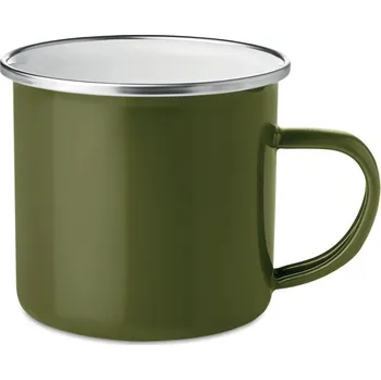 Termohrnek Kovový smaltovaný hrnek Plateado, zelená