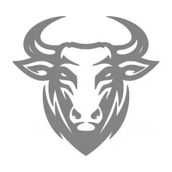 Samolepící dekorace SAMOLEPKA Býk 010 (17 - šedá) NA AUTO, NÁLEPKA, FÓLIE, POLEP, TUNING, VLASTNÍ TEXT, TISK, AUTOSAMOLEPKY.cz, POLEPY, OBRÁZEK, LOGO, SAMOLEPKY