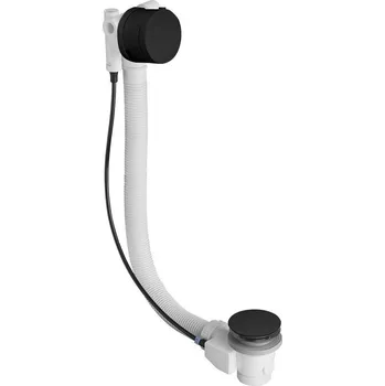 Vana Polysan Odtokový komplet s napouštěním PAGODA, SUSSI 775 mm, černá mat