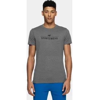 4F NOSH4-TSM005 MIDDLE GREY Pánské tričko US M