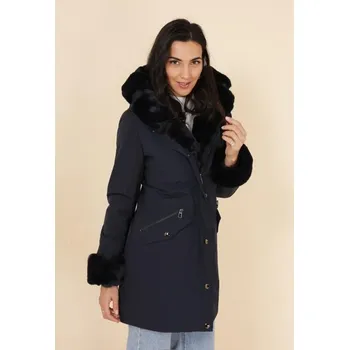 Bunda zimní parka 21012 Laura Jo Paris barva: modrá tmavá, velikost: S