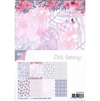 Kancelářský papír Sada papírů A4, Pink flamingo, 12 ks