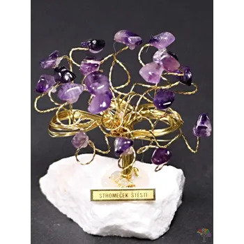 Drahý kámen Magieprirody.cz Ametystový stromeček štěstí 7 cm - R2 - #192