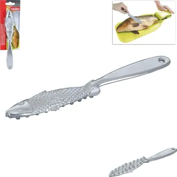 Kuchyňská škrabka Škrabka na ryby 21,5x3 cm hliník