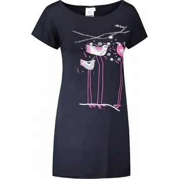 Dámské tričko Dámské prodloužené triko ALTISPORT CARRYOVER ALW043123 NÁMOŘNÍ MODRÁ/RŮŽOVÁ L