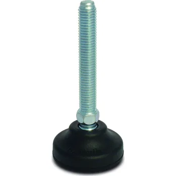 Šroub Stavitelná noha s patkou ø40mm, šroub M8x25mm, PA+GF-ocel