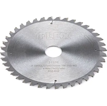 Pilový kotouč D190x1,6/1,0x30 HW Z40/15° WZ Pilový kotouč 190x1,0x30mm, SK40 WZ, Flex