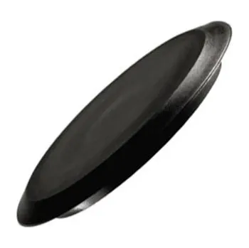 Rychlonasazovací zátka do plechu s rovnou hlavou D=30 H=6,4 mm, LDPE, černá