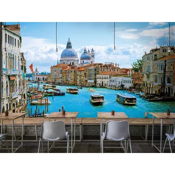 Fototapeta Malvis ® Tapeta Canal Grande a bazilika Santa Maria Vel. (šířka x výška): 360 x 260 cm