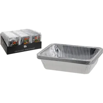 Jednorázové nádobí tácek gril.4ks 22x15,5x4,8cm plný