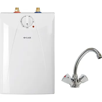 Bojler CLAGE S 5-U + SNT zásobníkový ohřívač pro spodní montáž s armaturou SNT, 5 l, 4100-42055