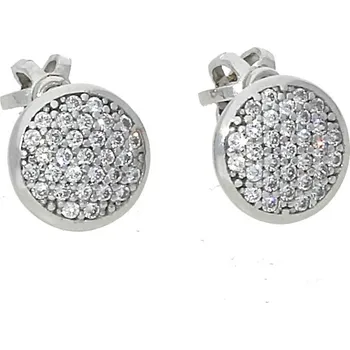 Náušnice Goldstore Zlaté zirkonové náušnice pecky Váha: 1.55 g