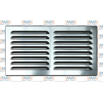 Větrací mřížka Větrací mřížka 340x190 mm hliníková (340*190 mm hliníková větrací mřížka)