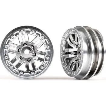 RC vybavení Traxxas disk 1.0" twin-spoke polomatný chrom (2)