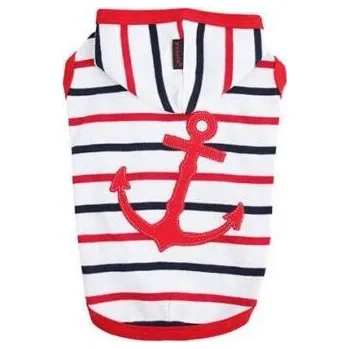 Obleček pro psa Puppia psí mikina Eos červená varianta M