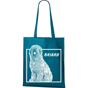 Plátěná taška Briard, Barva Petrolejová, Velikost 40×45 cm, Canvas Nákupní taška Bezvatriko.cz 1352