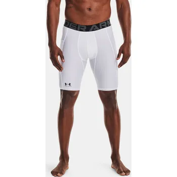 Pánské kraťasy Pánské kompresní šortky Under Armour HG Armour Lng S 1361602-100 Bílá XL