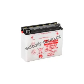 Motobaterie Motobaterie YUASA YB16AL-A2 16Ah 200A 12V P+ /207x71,5x164/