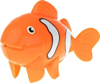 Hračka pro nejmenší KiK KX6946 ryba natahovací oranžová
