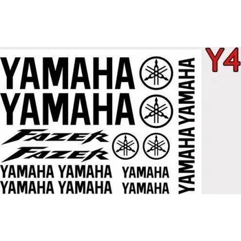 Samolepky Yamaha černé Y4