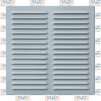 Větrací mřížka Větrací mřížka 340x340 mm hliníková bílá (340*340 mm hliníková bílá větrací mřížka)