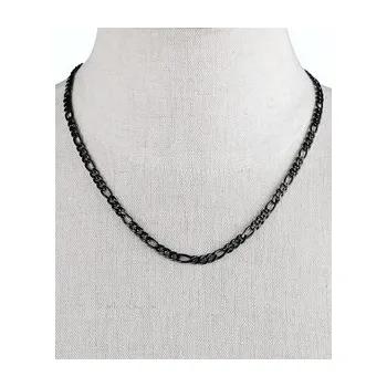 Řetízek Řetízek z plochých oček černý