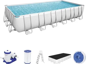 Bazén Bestway Power Steel 7,32 x 3,66 x 1,32 m + kartušová filtrace, žebřík, krycí plachta