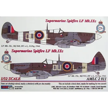 Plastikový model AML 1/32 Masks S.Spitfire Mk.IXC (DUoL)