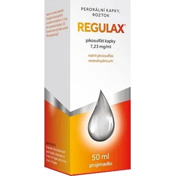 Lék na žaludek, slinivku a játra Regulax pikosulfát 7,23mg/ml 50ml