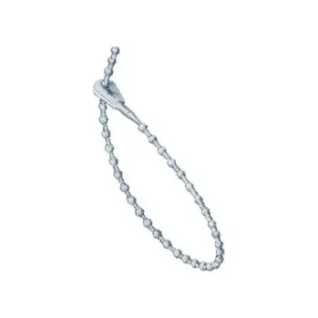 Stahovací páska Vázací páska rozdělovací kuličková, délka 150 mm, PA 6,6, přírodní (100 ks)