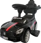 Baby Mix Dětské odrážedlo se zvukem a vodící tyčí černé Jeździk J7
