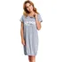 Těhotenské noční prádlo Dobranocka Dn-nightwear TCB.9504 šedá