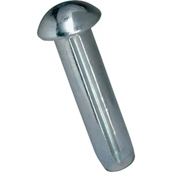 Hřebík Hřeb rýhovaný DIN 1476 s půlkulatou hlavou 2.5x6 DIN 1476 A2