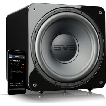 Audio SVS SB-1000 Pro Piano Black (Subwoofer s uzavřenou ozvučnicí, 12" měničem s dvojitým ferritovým magnetem , zesilovač třídy D (325 W) , DSP procesor)
