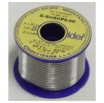 Příslušenství ke svářečce Cín SN 60 PB 40 - drát 1 mm - 100 g