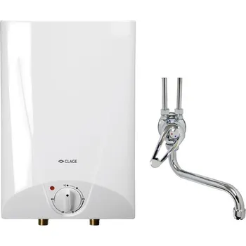 Bojler CLAGE S 5-O + SEO zásobníkový ohřívač pro horní montáž s armaturou SEO, 5l, 4100-41056