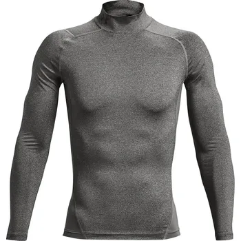 Pánské tričko Under Armour HG Armour Comp Mock LS-GRY 1369606-090 (XXL)