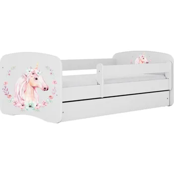 Dětská postel Dětská postel Babydreams kůň bílá, varianta 70x140, bez šuplíků, bez matrace