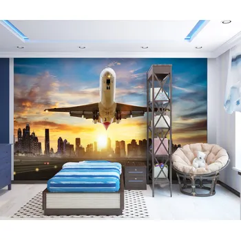 Malvis ® Tapeta Startující letadlo Vel. (šířka x výška): 288 x 200 cm