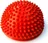 Balanční čočka ježek 16 x 8 cm, červená