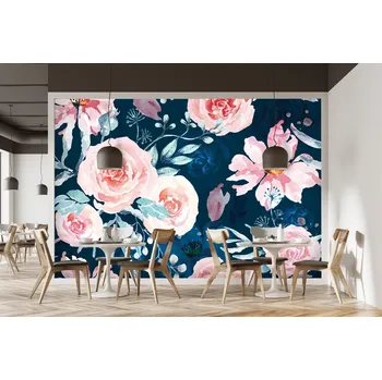 Fototapeta Malvis ® Tapeta Růže malba vodovkami Vel. (šířka x výška): 144 x 105 cm